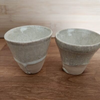 2 Tasses espresso grès